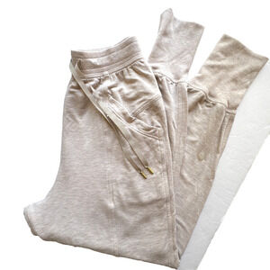 Lululemon Heathered Cashew Still Chill Jogger Pants Womens Pull On Size 2